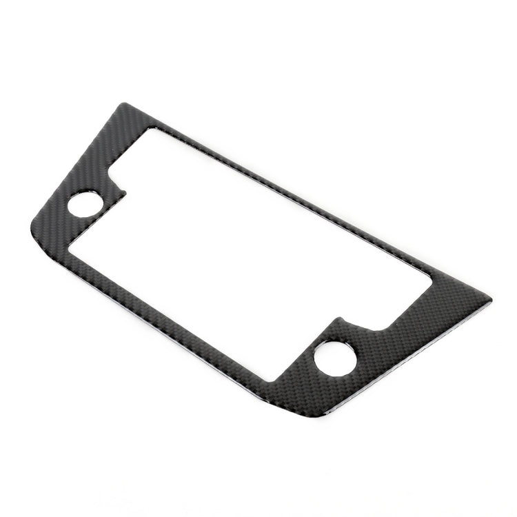 Car Carbon Fiber Navigation Frame Decorative Sticker for Volkswagen Tiguan L 2019-2021, High Configuration