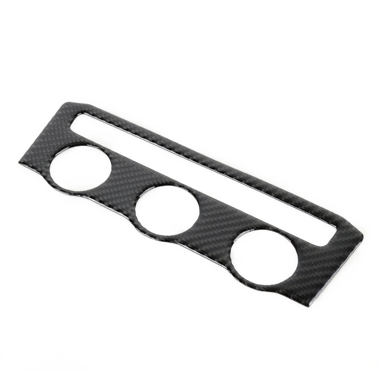 Car Carbon Fiber Air Conditioning Panel Decorative Sticker for Volkswagen Tiguan L 2019-2021, Low Configuration