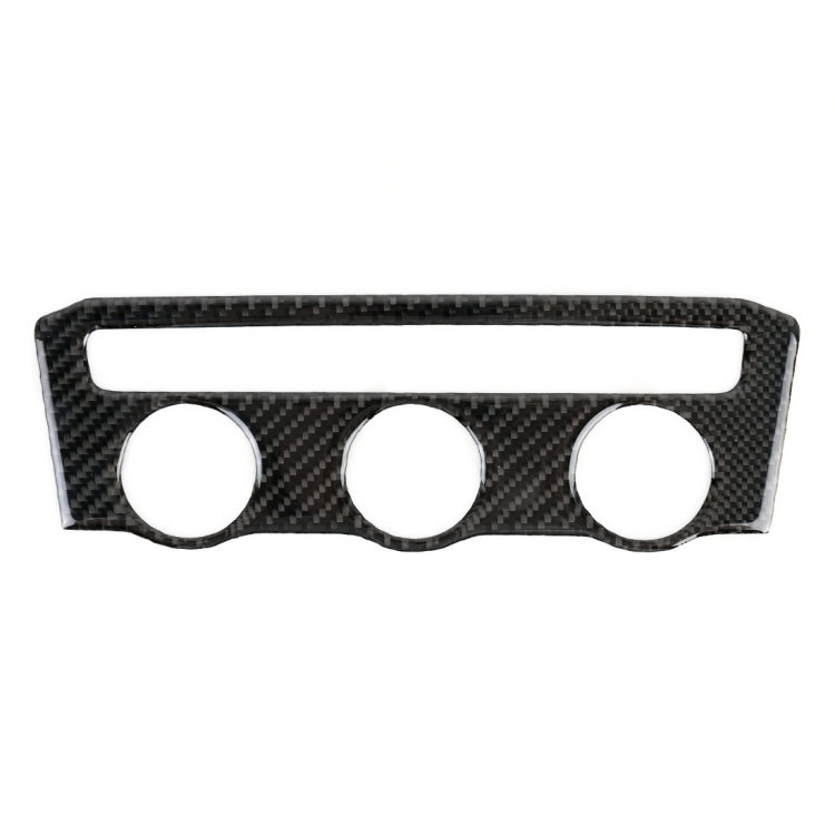 Car Carbon Fiber Air Conditioning Panel Decorative Sticker for Volkswagen Tiguan L 2019-2021, Low Configuration