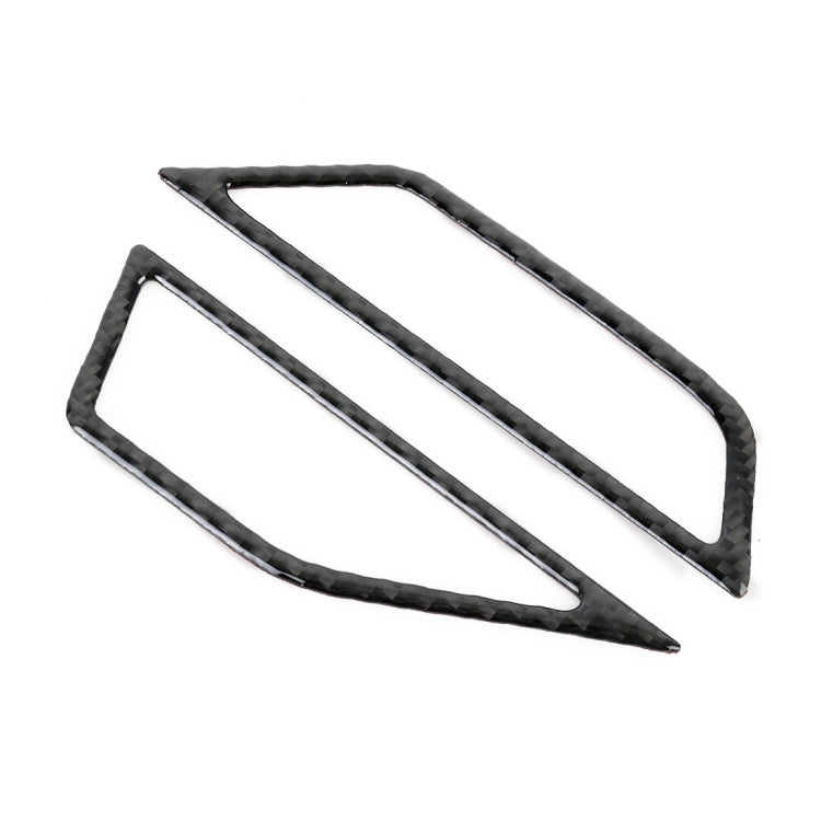 Car Carbon Fiber Dashboard Air Outlet Frame Decorative Sticker for Volkswagen Tiguan L 2019-2021