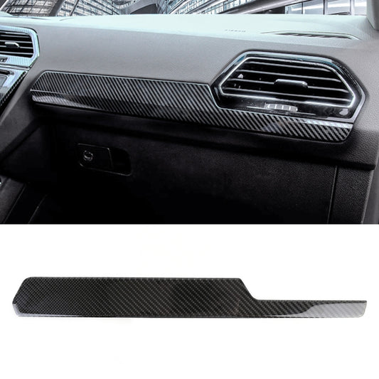 Car Carbon Fiber Dashboard Decorative Strip for Volkswagen Tiguan L 2019-2021