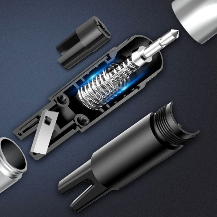 2 in 1 Car Multifunctional Safety Rescue Hammer Life Saving Escape Emergency Hammer Seat Belt Cutter Window Glass Breaker