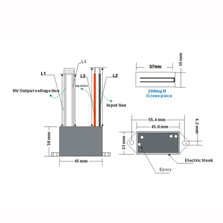 Car Ozone Generator DC12V 200mg Ozone Generator Accessory Ozonator