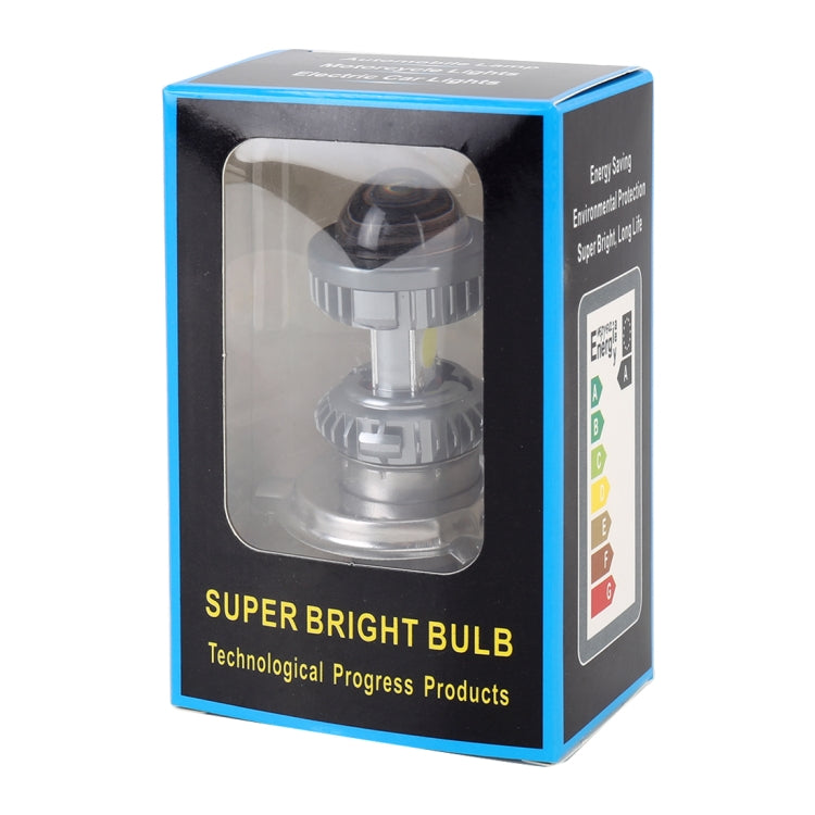 H4 DC9-18V / 4.7W (H)2.2W(L) / 6000K / 500LM Motorcycle LED Headlight with COB Lamp Beads