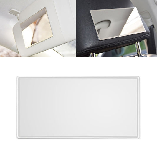 Portable Car Sunshade Makeup Mirror Stainless Steel Vanity Mirror, Size: 110 x 65mm