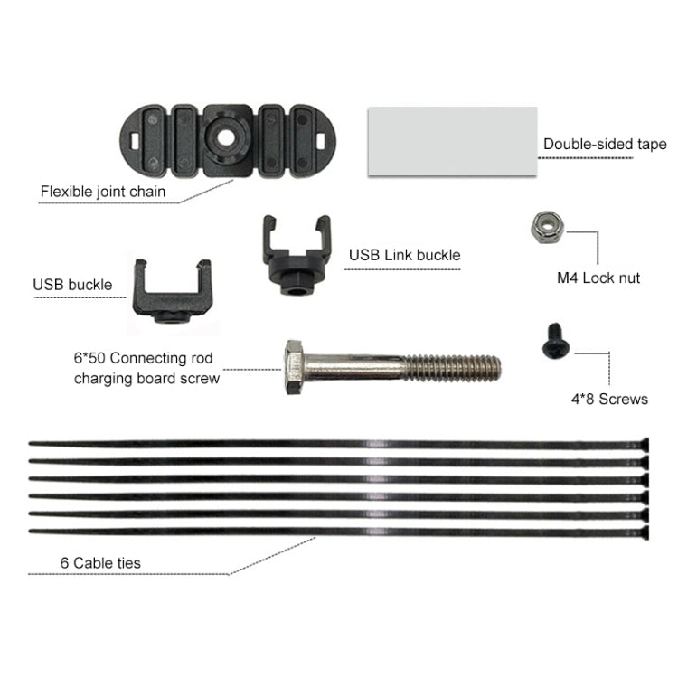 Quick Charging Waterproof Motorcycle USB Phone Charger Adapter, Cable Length: 2.27m