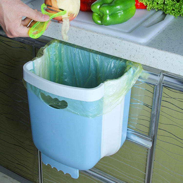 Car Folding Trash Can Household Kitchen Wall-mounted Ashbin