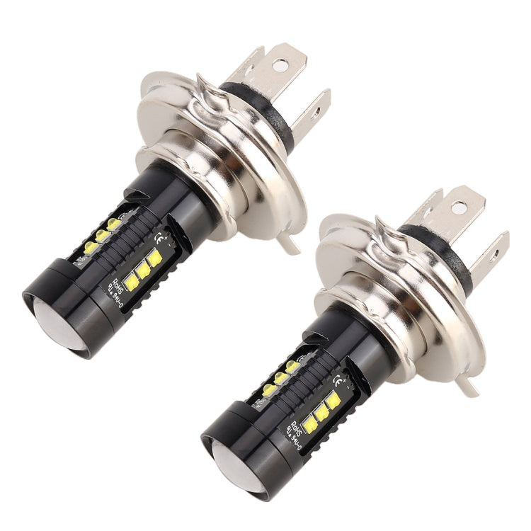 2 PCS H4 DC12V 4.3W 6000K 500LM Car Fog Lights with 12LEDs SMD-2525