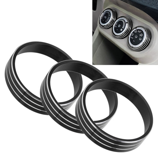 Car Metal Air Conditioner Knob Case for Mitsubishi ASX, For Mitsubishi ASX (Black), For Mitsubishi ASX (Gold), For Mitsubishi ASX (Blue), For Mitsubishi ASX (Red), For Mitsubishi ASX (Silver)