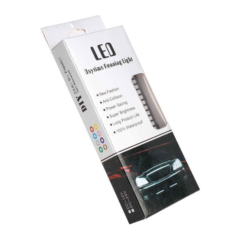 105mm DC12-24V / 1.6W Motorcycle LED Dynamic Blinker Side Lights Flowing Water Brake Lamp Turn Signal Light, Cable Length: 1m