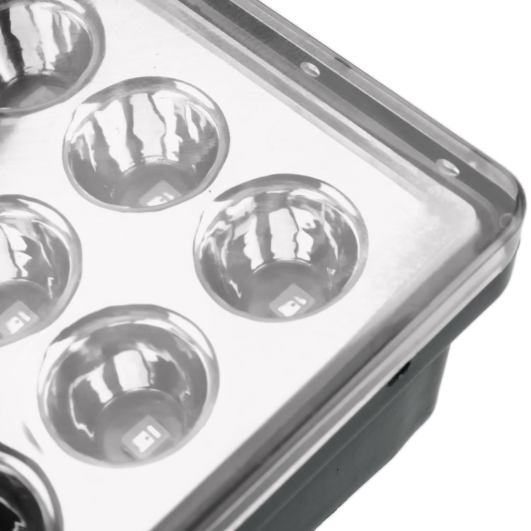 DC12V 1W Car Square Highlight Brake Lights Reversing Light with 15LEDs SMD-3528