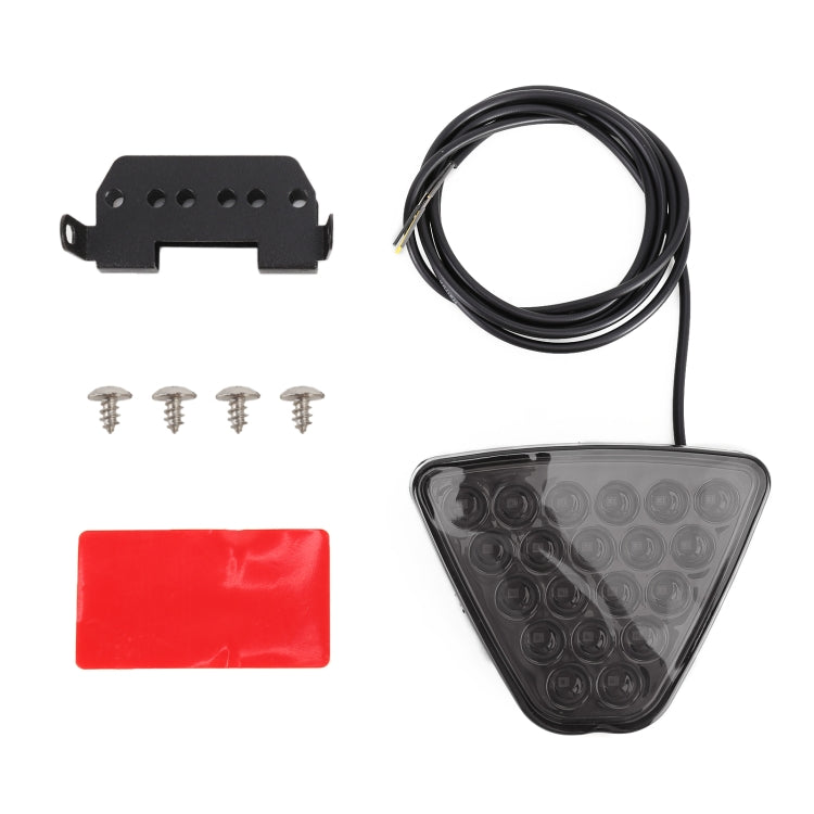 DC12V 1W Car Triangle Highlight Brake Lights Reversing Light with 20LEDs SMD-3528