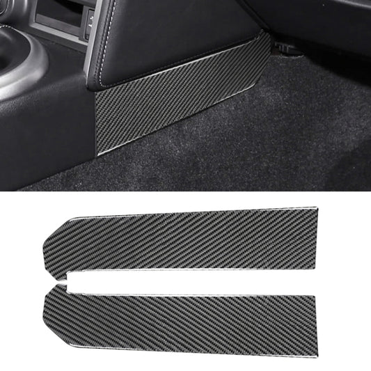 Car Carbon Fiber Central Control Side Gear Position Decorative Sticker for Subaru BRZ / Toyota 86 2013-2020, Left and Right Drive Universal
