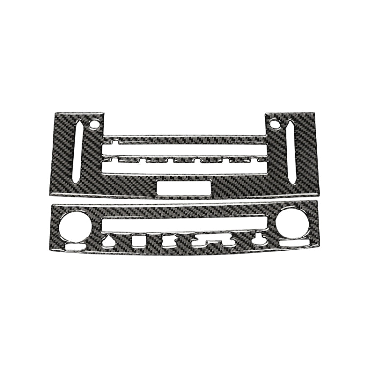 Car Carbon Fiber Air Conditioning CD Panel Decorative Sticker for Lexus IS250 2013-, Left Drive