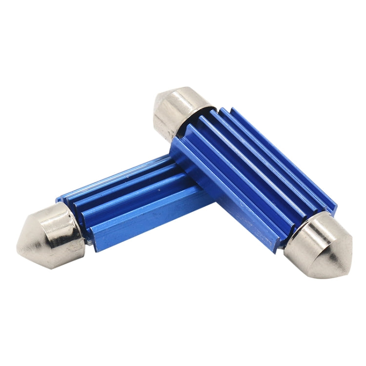 2pcs 41mm DC12-24V / 1W / 6000K / 60LM 18LEDs SMD Car Reading Lamp Dome Light