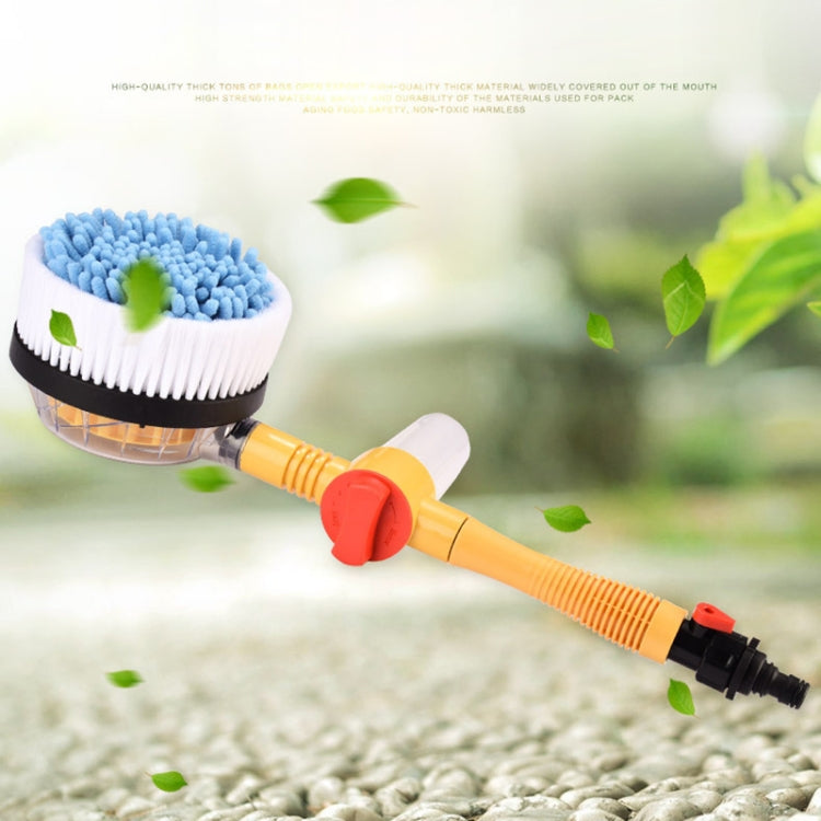 Car Cleaning Tools Chenille Automatic Rotating Car Wash Brush, Style: Water Brush + 5m Water Pipe
