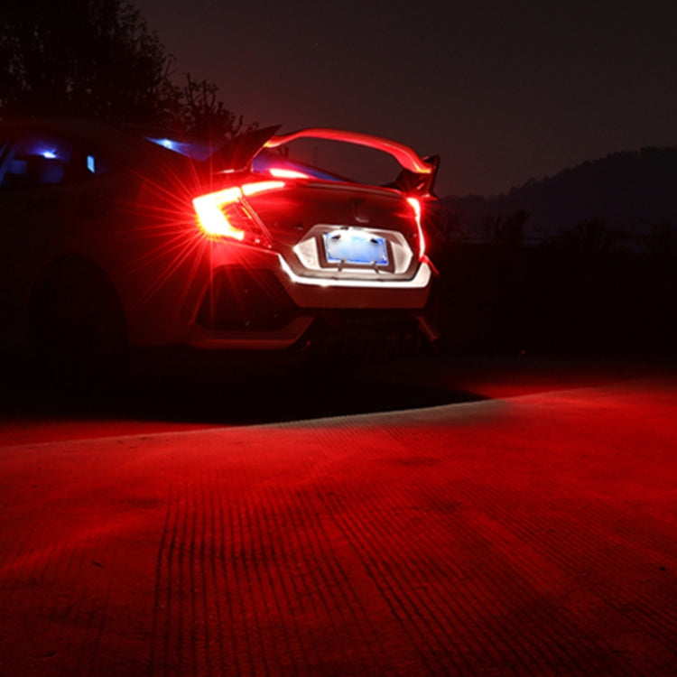 2 PCS 7443 DC12V / 2.2W Car Strobe Brake Lights with 42LEDs SMD-2835 Lamps