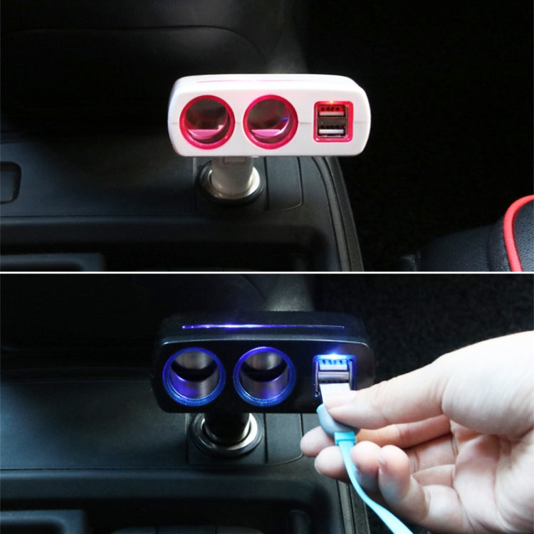 SHUNWEI SD-1918 80W 3.1A Car 2 in 1 Dual USB Charger