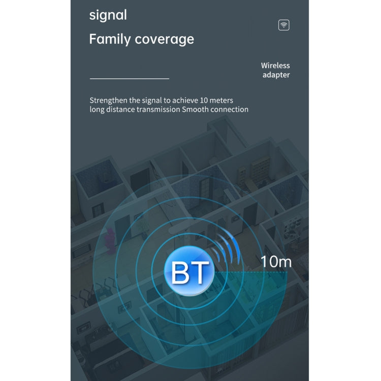 T-13 Bluetooth 5.0 LCD Digital Display Bluetooth Adapter Receiver Transmitter