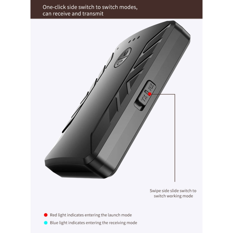 T-19 Bluetooth 5.0 2 In 1 Bluetooth Audio Adapter Receiver Transmitter