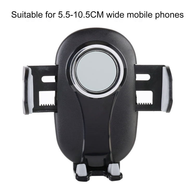 ZP-X0466 Car 360 Degree Rotating Telescopic Folding Round Suction Cup Mobile Phone Holder