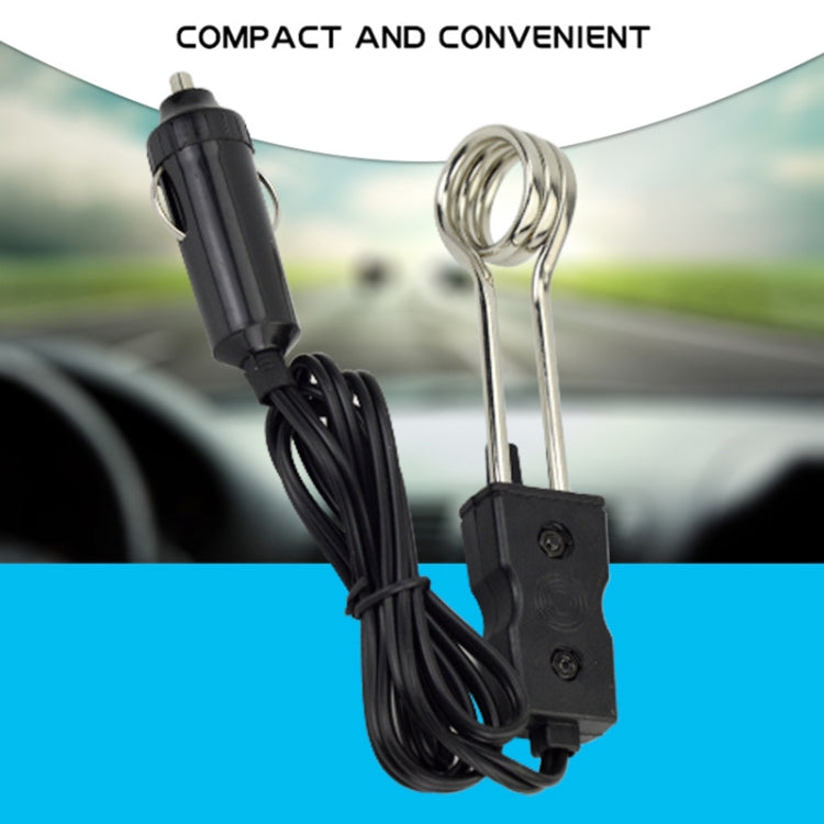 24V 8A 125-160W Cigarette Lighter Car Electric Heating Water Stick Water Heater