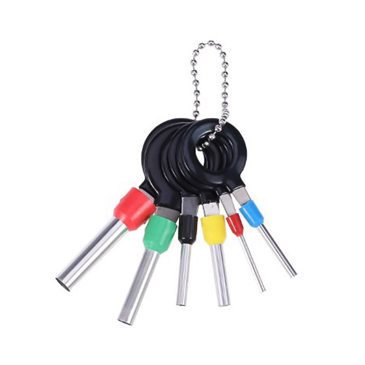 6 in 1 Car Plug Circuit Board Wire Harness Terminal Extraction Pick Connector Crimp Pin Back Needle Remove Tool