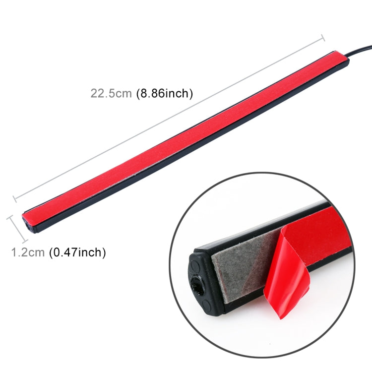 4 in 1 Universal Car USB 8-color APP Control LED Atmosphere Light Decorative Lamp, with 12LEDs Lamps Cable Length: 1.5m