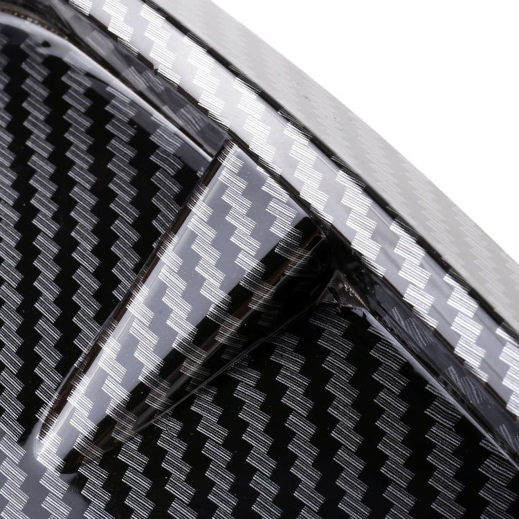 2 PCS Car Soft Silicone Decorative Sticker Outside Sticker, Carbon Fiber Texture