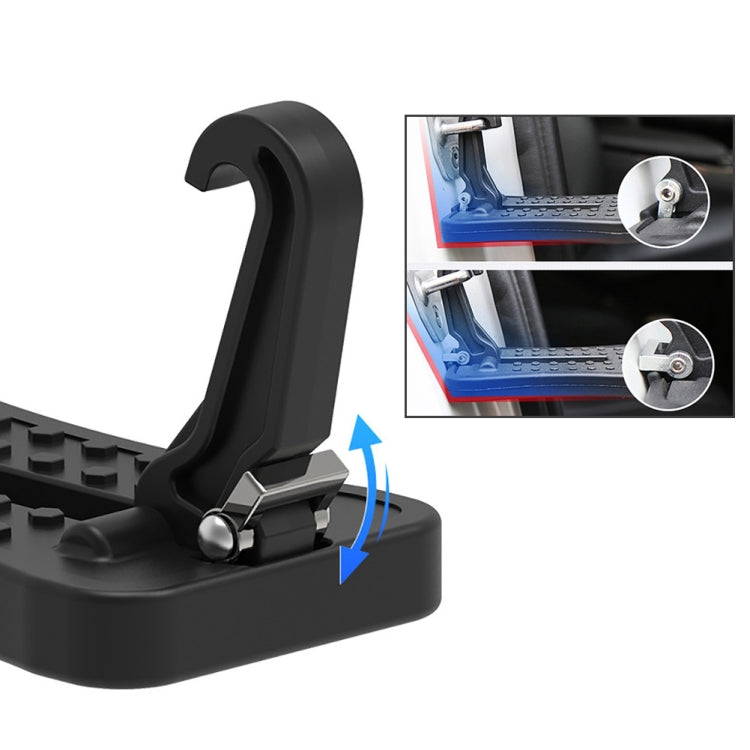 Multi-functional Car Door Sill Step Pedals Pads with Safety Hammer