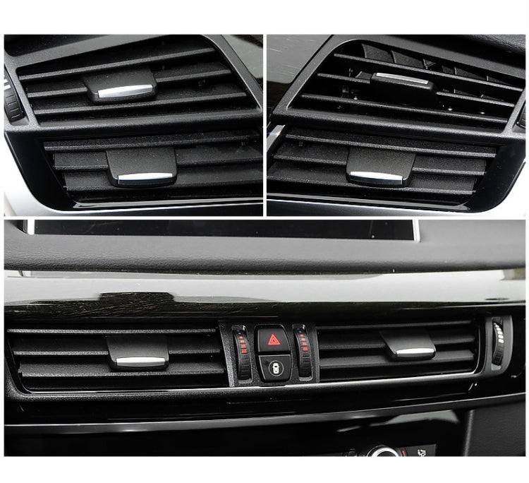 Car Front Air Conditioning Exhaust Switch Paddle Air Conditioning Leaf Clip for BMW X5 / X6, Left and Right Drive Universal