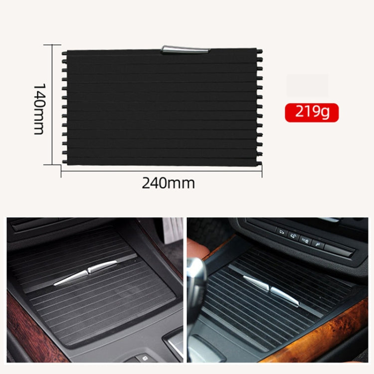 Car Water Cup Holder Zipper Front Section for BMW X5 / X6 2007-2013