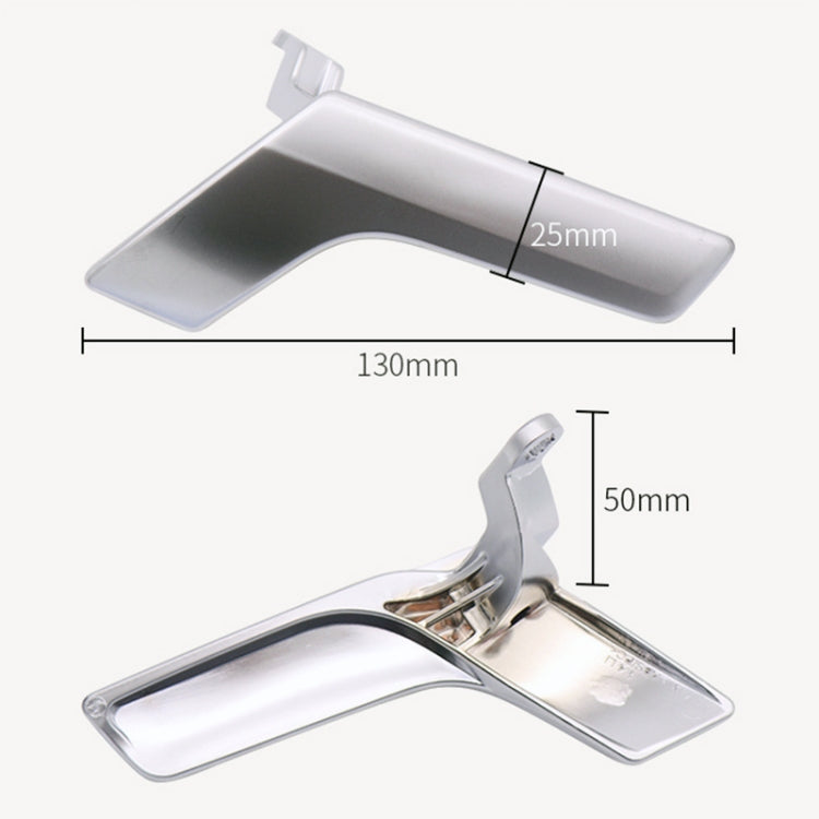 Car Right Side Electroplating Matte Inner Door Handle for Mercedes-Benz C Class W204 / X204 2008-2015, Left and Right Drive Universal