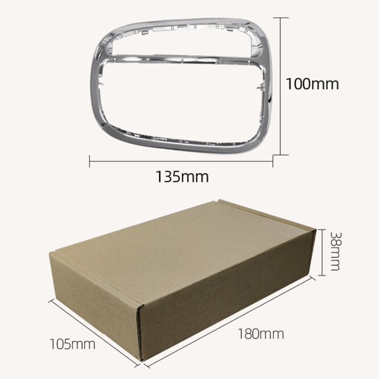 Car Gear Lever Plating Decorative Frame for Benz C-class W203 Before 2007, Left Driving
