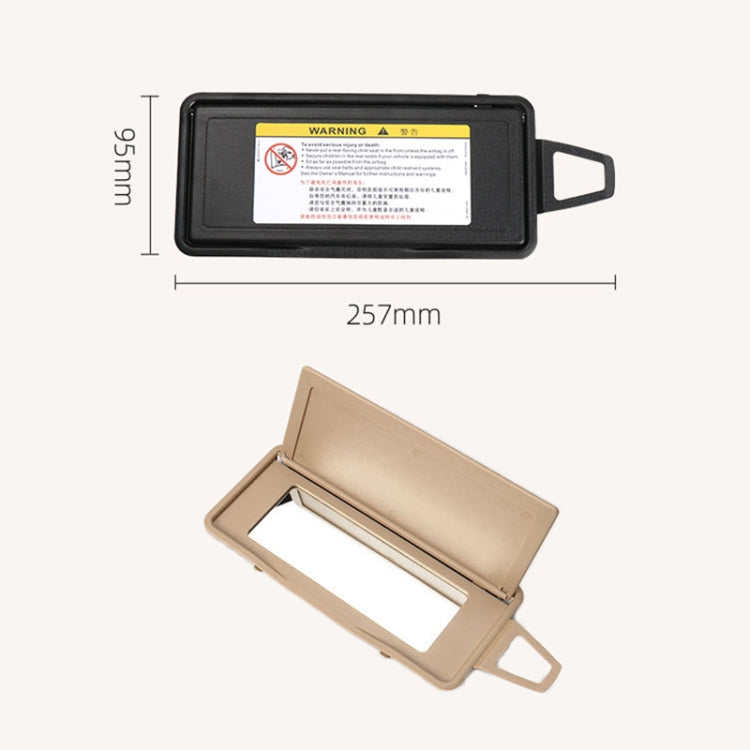 Car Front Row Left Sun Visor Makeup Mirror for Mercedes-Benz S Class W220 1998-2005, Left and Right Drive Universal