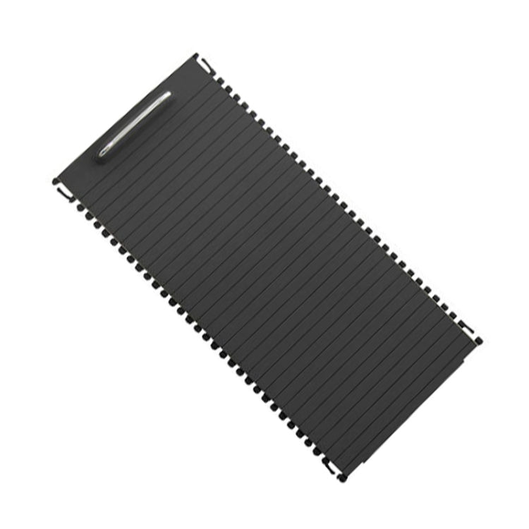 Car Water Cup Holder Roller Blind Zipper Storage Box Trim for Mercedes-Benz W204 / W212 2008-2015