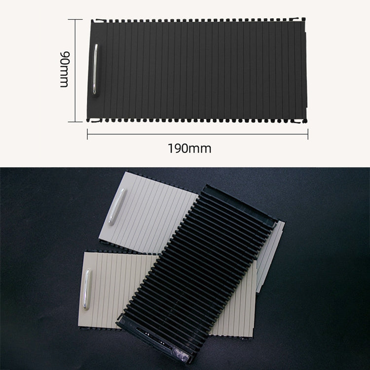 Car Water Cup Holder Roller Blind Zipper Storage Box Trim for Mercedes-Benz W204 / W212 2008-2015