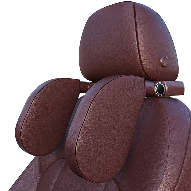 A05 Adjustable Car Auto U-shaped Memory Foam Neck Rest Cushion Seat Pillow with Hook & Mobile Phone Holder