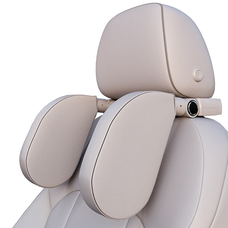 A05 Adjustable Car Auto U-shaped Memory Foam Neck Rest Cushion Seat Pillow with Hook & Mobile Phone Holder