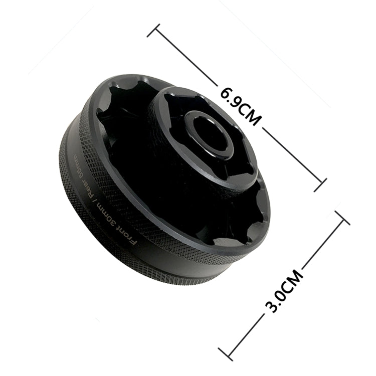 ZK-003 Motorcycle 55mm + 30mm Wheel Nut Socket Tool for Ducati 1098 1198 1199 Multistrada Diavel