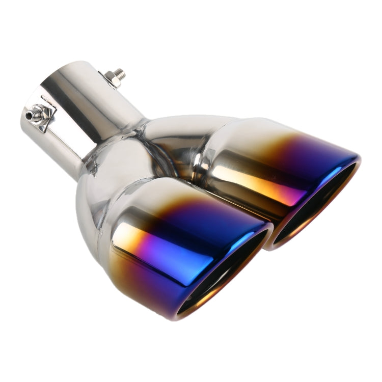 Universal Car Styling Stainless Steel Elbow Exhaust Tail Muffler Tip Pipe, Inside Diameter: 7.2cm