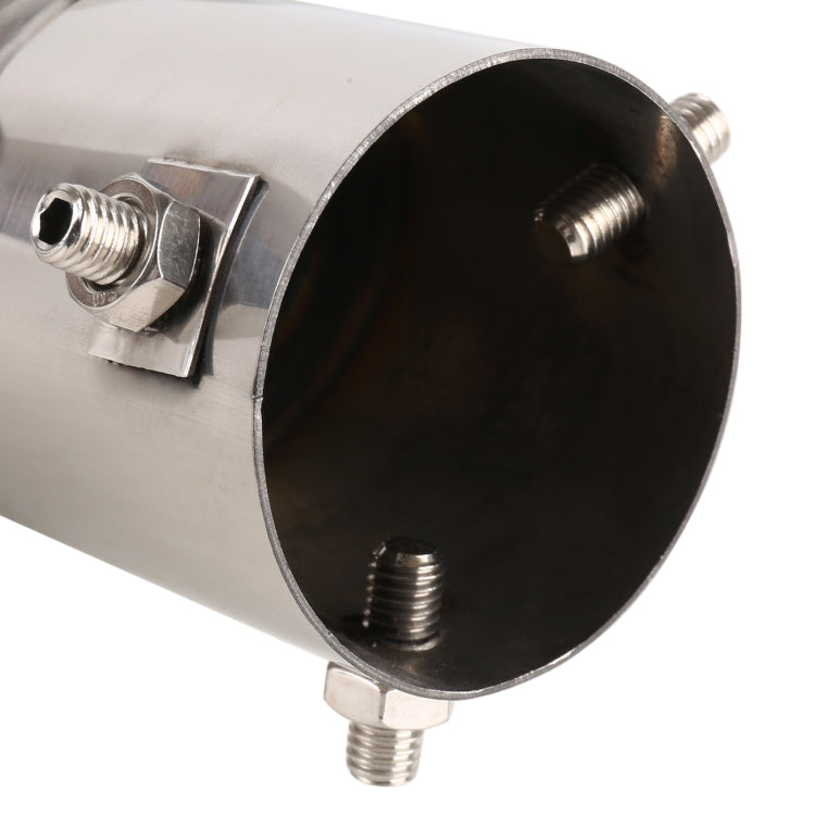 Universal Car Styling Stainless Steel Elbow Exhaust Tail Muffler Tip Pipe, Inside Diameter: 7.2cm