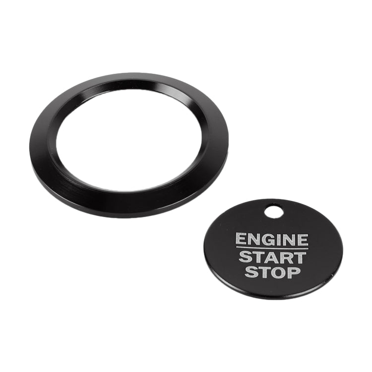 Car Engine Start Key Push Button Ring Trim Sticker Decoration for Ford F150