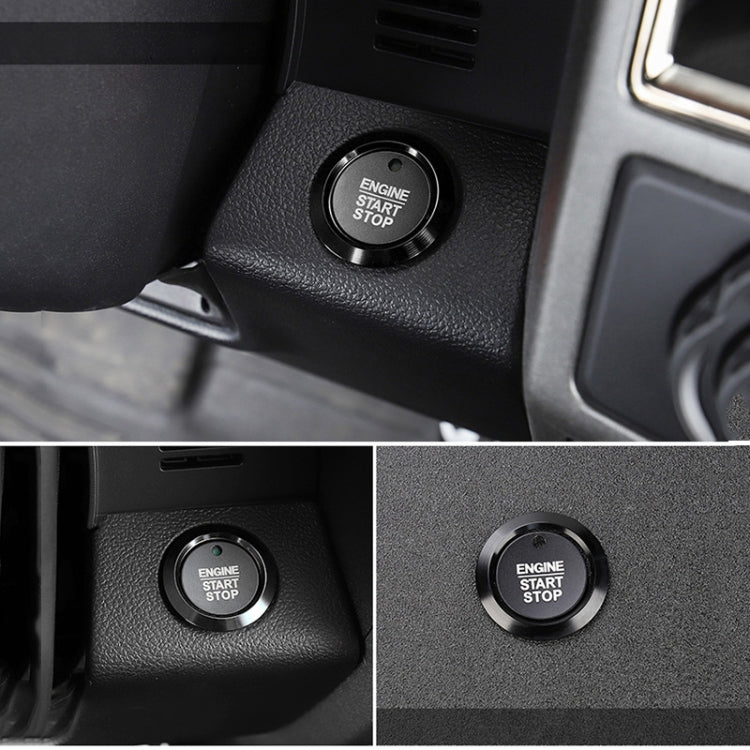 Car Engine Start Key Push Button Ring Trim Sticker Decoration for Ford F150