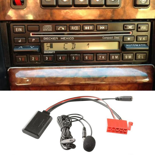 Car AUX Bluetooth Audio Cable Wiring Harness + MIC for Mercedes-Benz Special by abaecker BE2210/BE1650