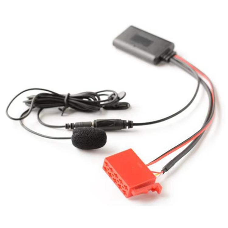 Car AUX Bluetooth Audio Cable Wiring Harness + MIC for Mercedes-Benz Special by abaecker BE2210/BE1650