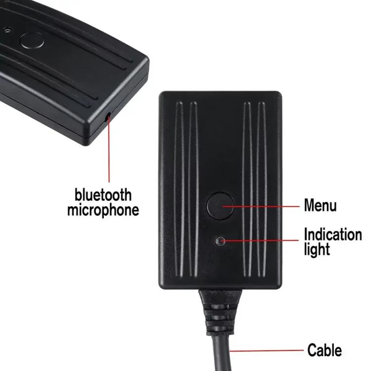 Car Bluetooth Music AUX Audio Cable + MIC for Audi / Volkswagen