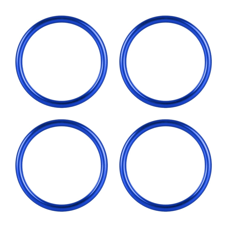 4 PCS / Set Air Conditioning Vent Metal Decorative Ring for Audi A1