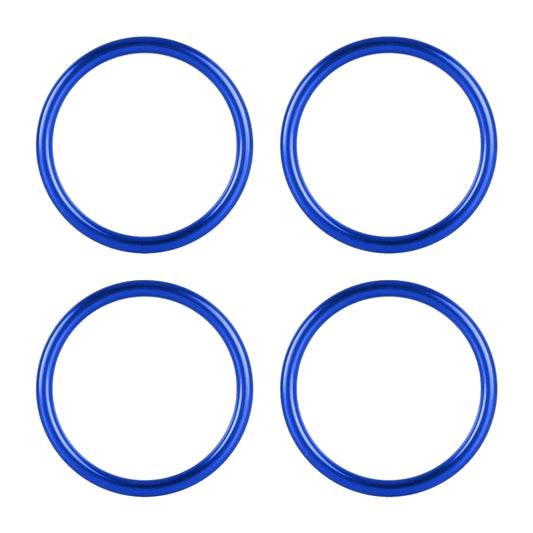 4 PCS / Set Air Conditioning Vent Metal Decorative Ring for Audi A1