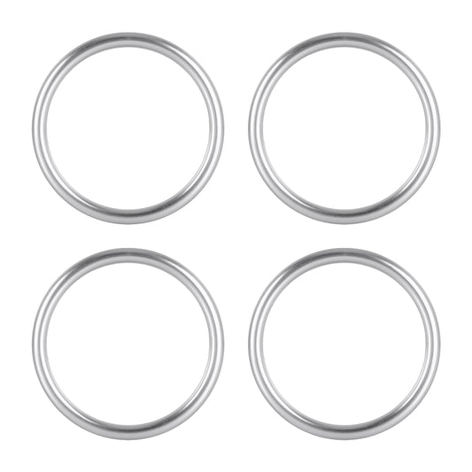 4 PCS / Set Air Conditioning Vent Metal Decorative Ring for Audi A1, For Audi A1